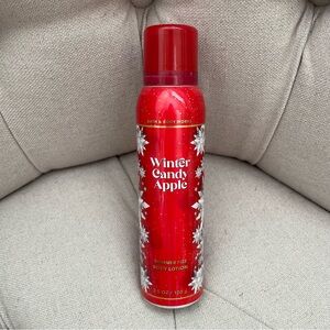❤️ New Bath & Body Works WINTER CANDY APPLE Shimmer Fizz Body Lotion cream